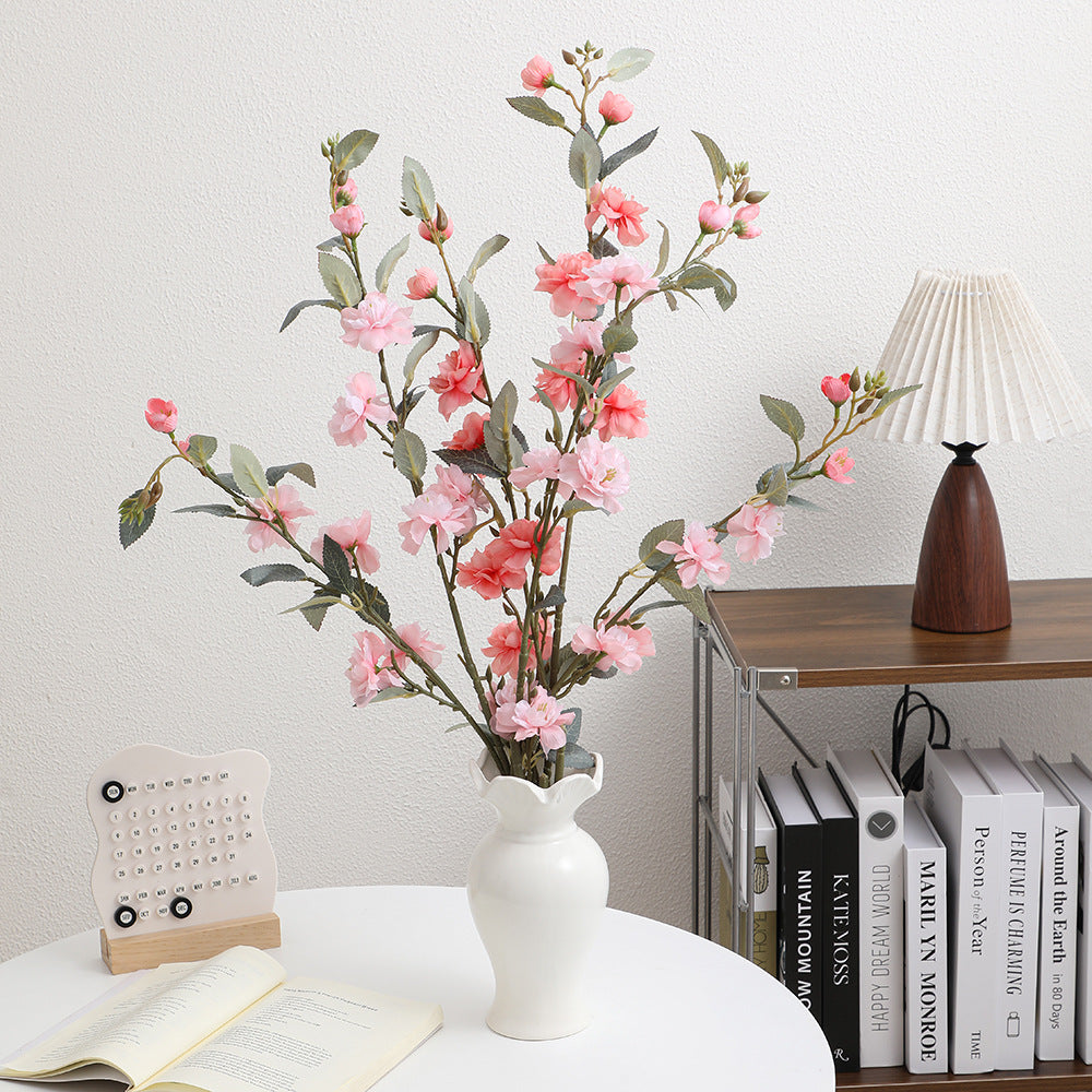 Decorative Artificial Flower Bouquet Red Pink | High & Bury
