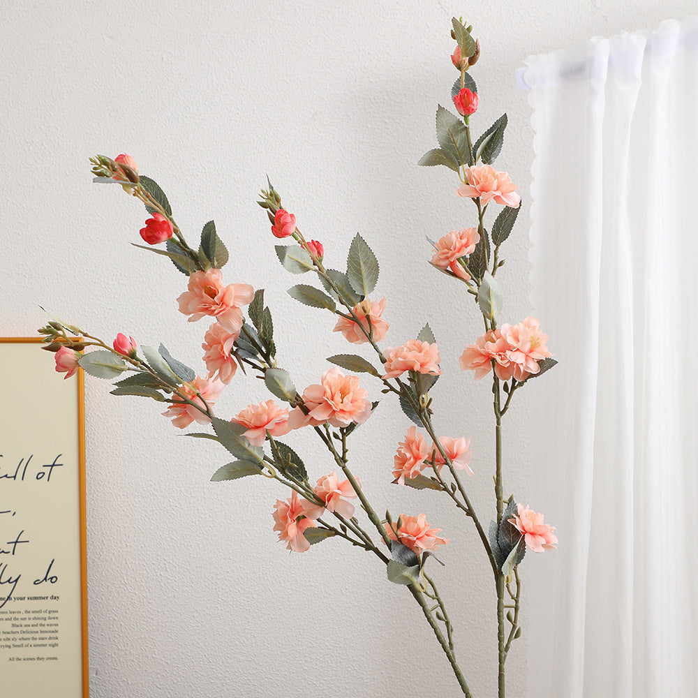 Decorative Artificial Flower Bouquet Red Pink | High & Bury