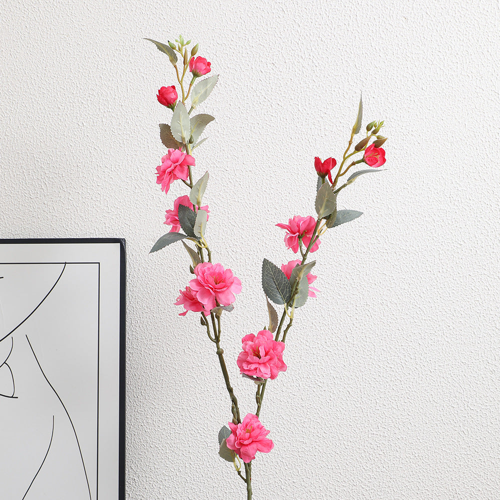 Decorative Artificial Flower Bouquet Red Pink | High & Bury