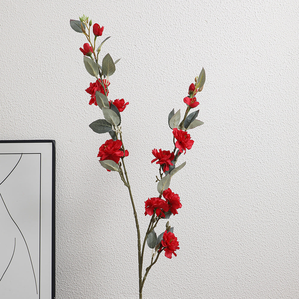 Decorative Artificial Flower Bouquet Red Pink | High & Bury