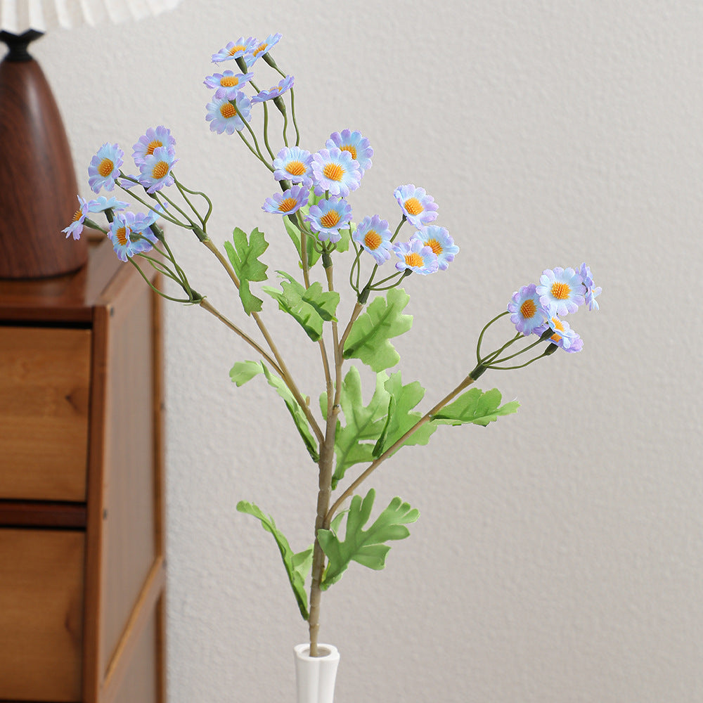 Decorative Artificial Flower Bouquet White Yellow | High & Bury
