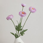 Decorative Artificial Flower Bouquet with Intricately Detailed Ranunculus | High & Bury