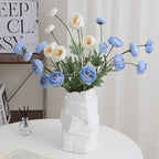 Decorative Artificial Flower Bouquet with Intricately Detailed Ranunculus | High & Bury