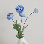 Decorative Artificial Flower Bouquet with Intricately Detailed Ranunculus | High & Bury