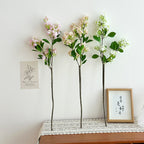 Decorative Artificial Flower Branch Light Lilac White | High & Bury