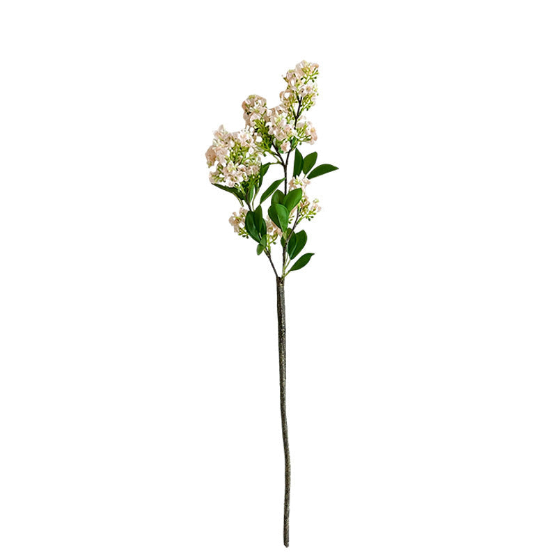 Decorative Artificial Flower Branch Light Lilac White | High & Bury