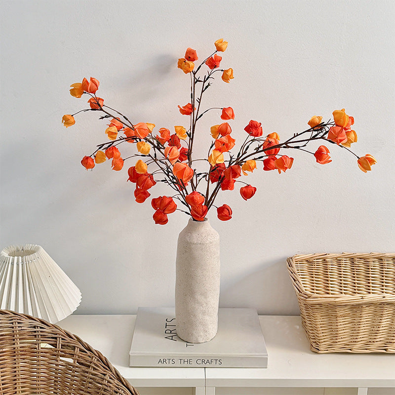 Decorative Artificial Flower Branch Orange | High & Bury