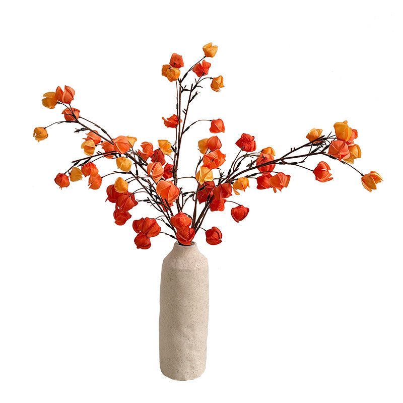 Decorative Artificial Flower Branch Orange | High & Bury