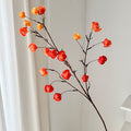 Decorative Artificial Flower Branch Orange | High & Bury