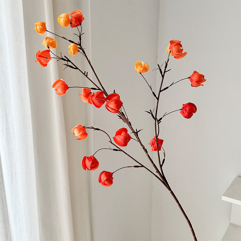 Decorative Artificial Flower Branch Orange | High & Bury