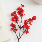 Decorative Artificial Flower Branch White Orange | High & Bury