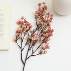 Decorative Artificial Flower Branch White Orange | High & Bury