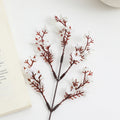 Decorative Artificial Flower Branch White Orange | High & Bury