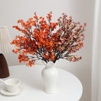 Decorative Artificial Flower Branch White Orange | High & Bury