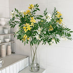 Decorative Artificial Flower Branch with Delicate Flowers | High & Bury