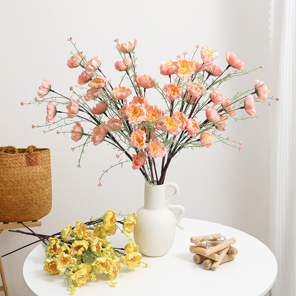 Decorative Artificial Flower Branch with Details | High & Bury