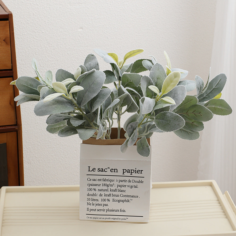 Decorative Artificial Flower Branch with Fine Leaves | High & Bury