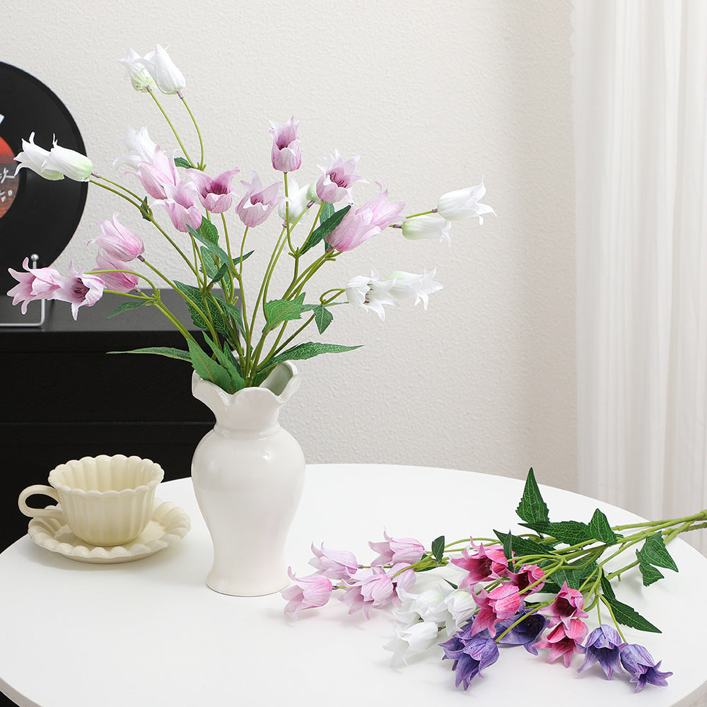 Decorative Artificial Flower Magenta White | High & Bury