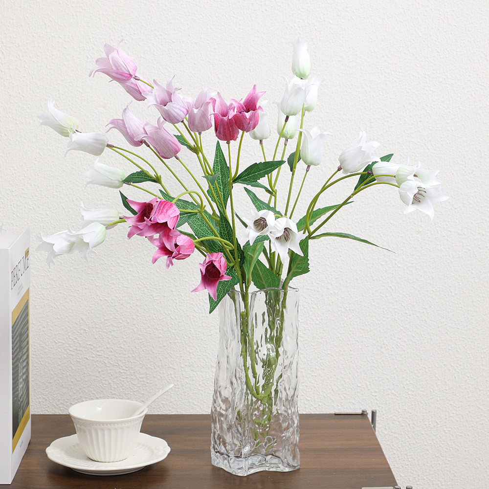 Decorative Artificial Flower Magenta White | High & Bury
