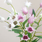 Decorative Artificial Flower Magenta White | High & Bury
