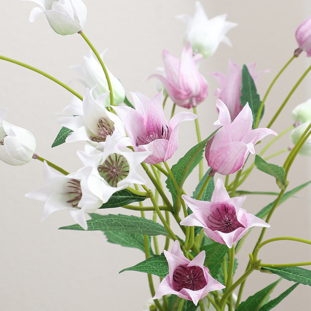 Decorative Artificial Flower Magenta White | High & Bury