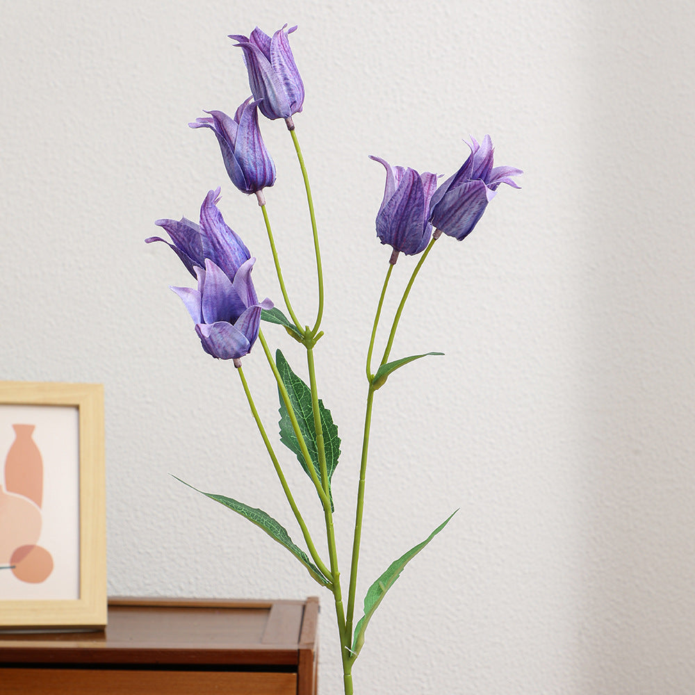 Decorative Artificial Flower Magenta White | High & Bury