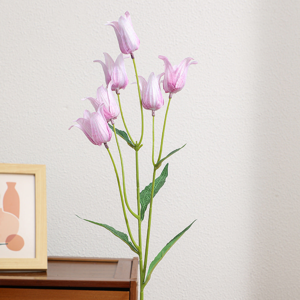Decorative Artificial Flower Magenta White | High & Bury