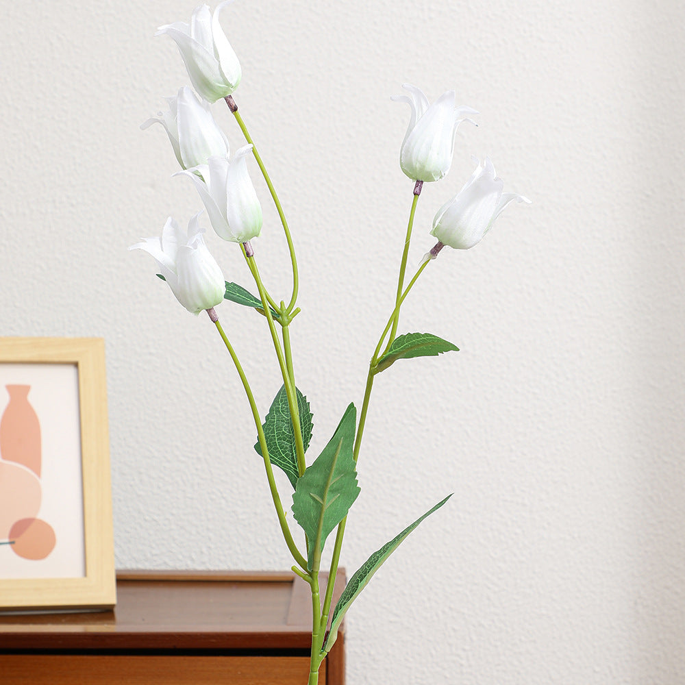Decorative Artificial Flower Magenta White | High & Bury