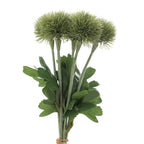 Decorative Artificial Flowers Green Yellow | High & Bury
