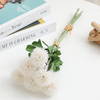 Decorative Artificial Flowers Green Yellow | High & Bury