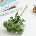 Decorative Artificial Flowers Green Yellow | High & Bury