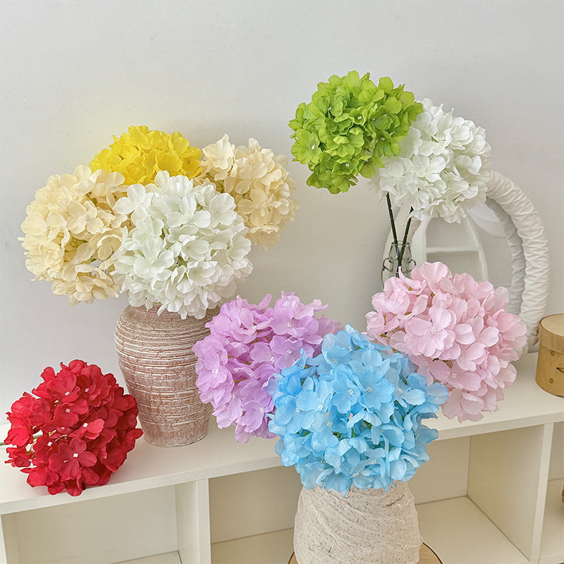 Decorative Artificial Flowers Light Blue Champagne | High & Bury