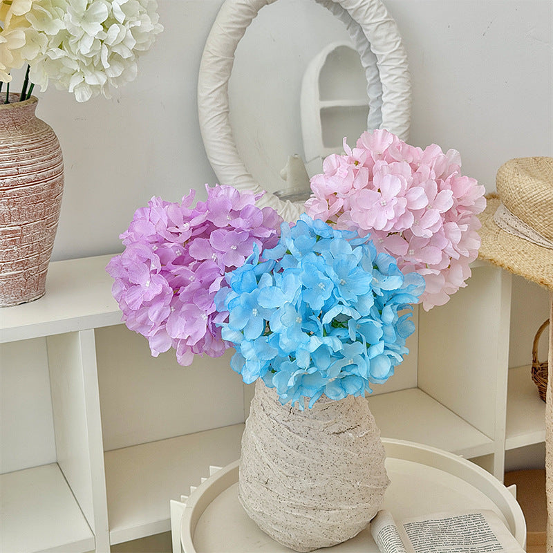 Decorative Artificial Flowers Light Blue Champagne | High & Bury