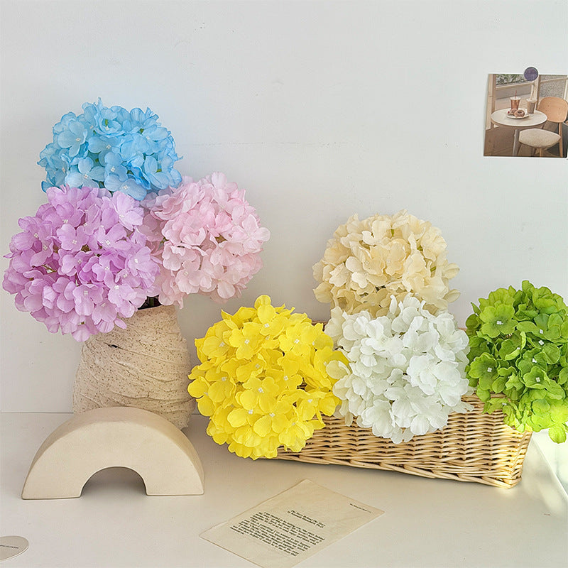 Decorative Artificial Flowers Light Blue Champagne | High & Bury