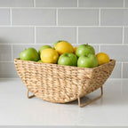 Decorative Basket for Storing Blankets and Magazines | High & Bury