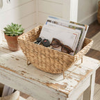 Decorative Basket for Storing Blankets and Magazines | High & Bury