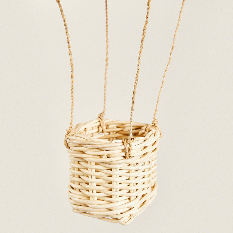 Decorative Basket in the Shape of a Hot Air Balloon | High & Bury