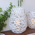 Decorative Basket Lamp Handwoven | High & Bury