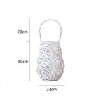 Decorative Basket Lamp Handwoven | High & Bury