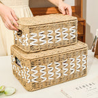 Decorative Basket made of Natural Fiber with Elegant Design | High & Bury