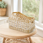 Decorative Basket made of Natural Fiber with Elegant Design | High & Bury