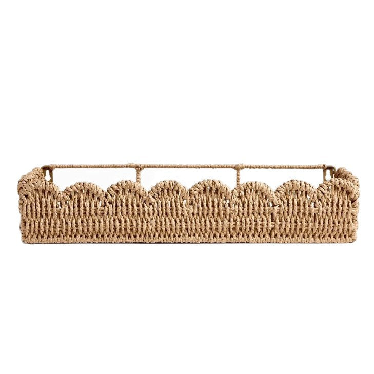 Decorative Basket made of Natural Rattan | High & Bury