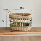 Decorative Basket made of Woven Natural Material | High & Bury