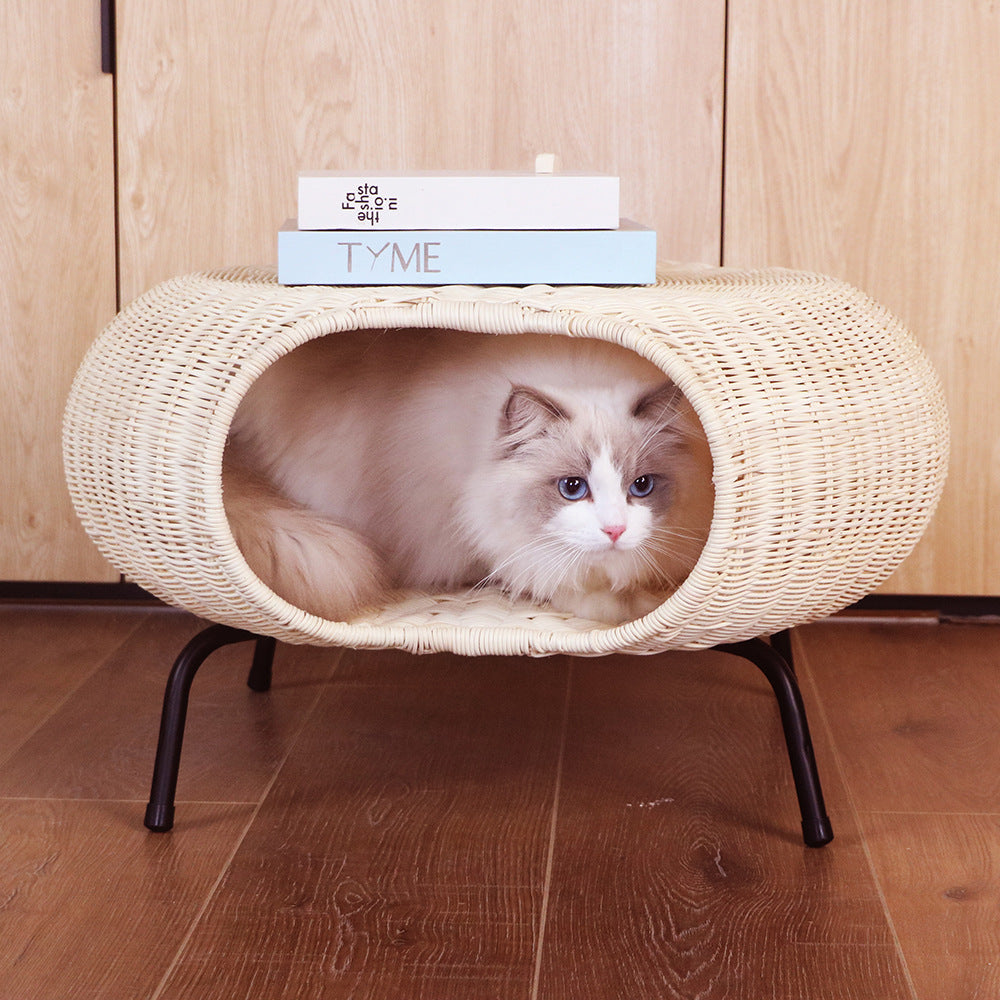 Decorative Basket Soft Textile Metal | High & Bury
