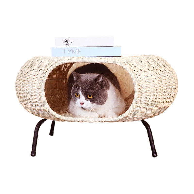 Decorative Basket Soft Textile Metal | High & Bury