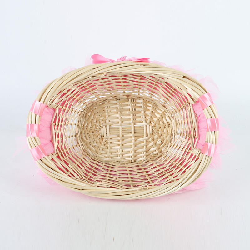 Decorative Basket with Ruffle Detail | High & Bury