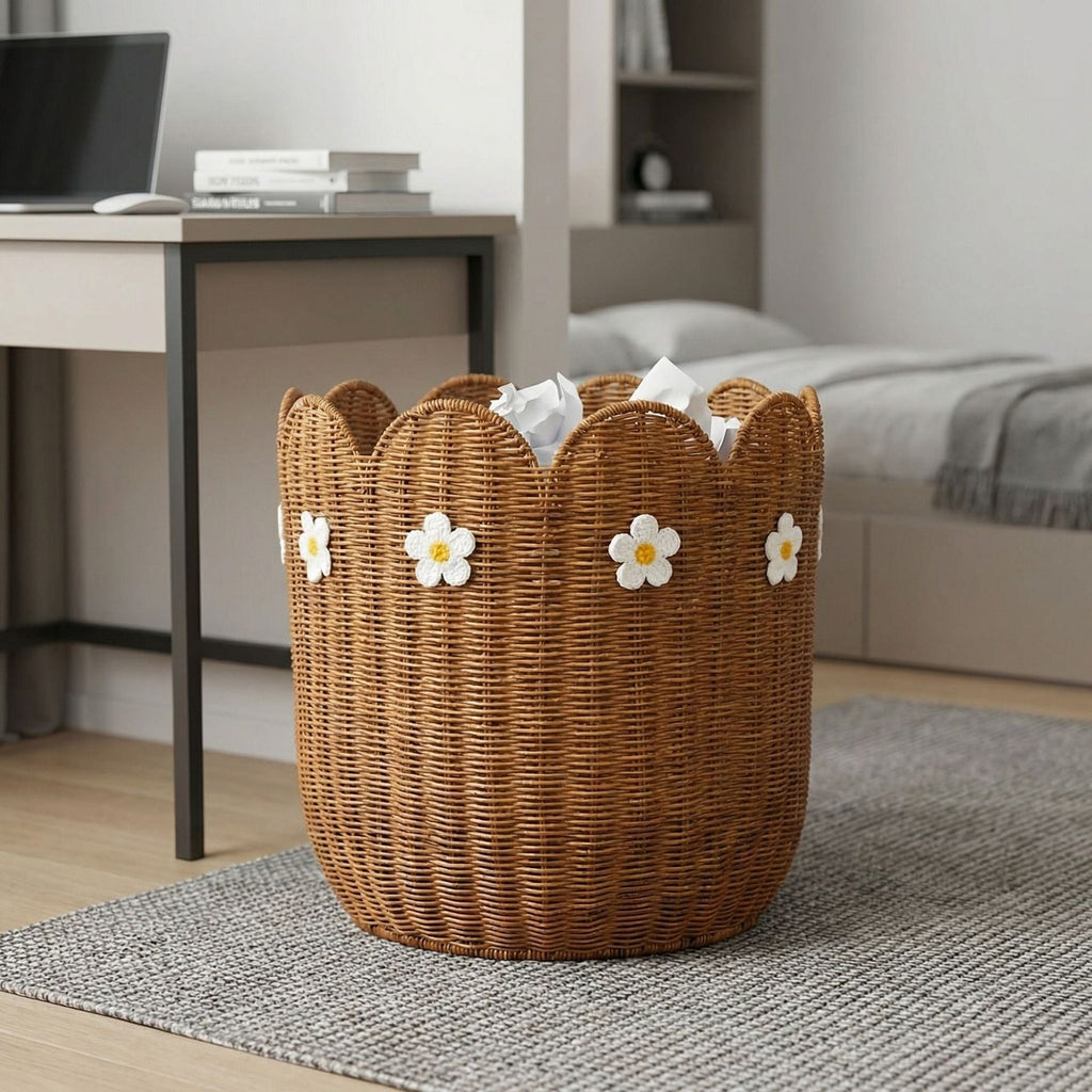 Decorative Basket with Wavy Edge | High & Bury