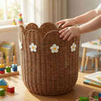 Decorative Basket with Wavy Edge | High & Bury