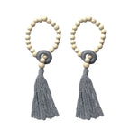Decorative Beaded Keychain Holder | High & Bury