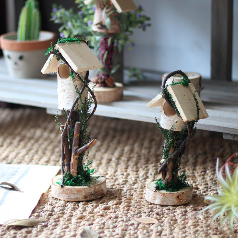 Decorative Birdhouse made of Wood | High & Bury